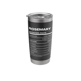 Rosemary Nutrition Facts Name Funny Stainless Steel Insulated Tumbler