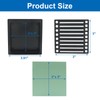 LifCratms 1 Pack Sticky Note Stencil Template with Post It