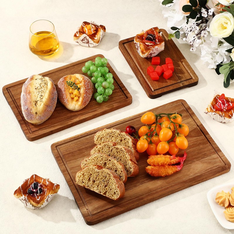 Ziliny 9 Pcs Thick Kitchen Cutting Boards 3 Sizes with