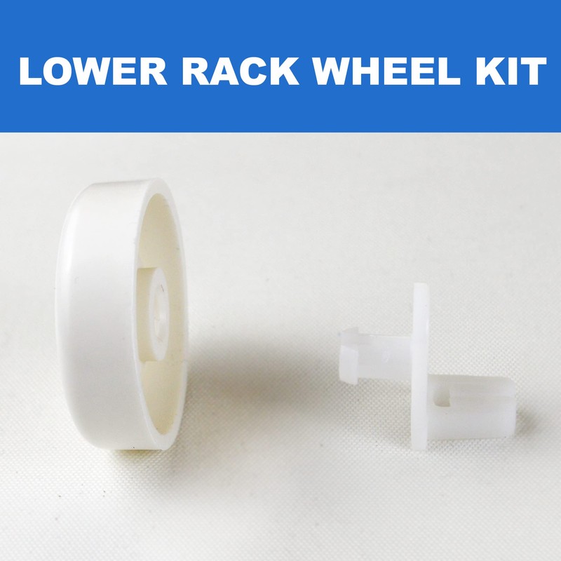 (8 Pack) Exact Replacement Dishwasher Dishrack Rollers and Studs -