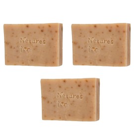 Nature's Four Herbal Clear Soap, Organic, Solid, Pores, Dark Heads, Sensitive Skin, Additive-Free, Made in Japan, Neo-Natural 3.3 oz (95 g), 3 Packs