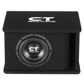 CT Sounds CT Sounds Single 8 800W Loaded Tropo Series Ported Car Subwoofer Box - TROPO-1X8D2