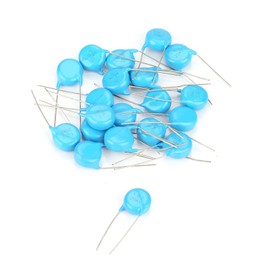 Capacitor, 20 KV Ceramic Capacitor, 20 Pieces, 20 kV, 1 nF, 0.001 uF, 1000 pF, 102 High Voltage Ceramic Capacitor Kit