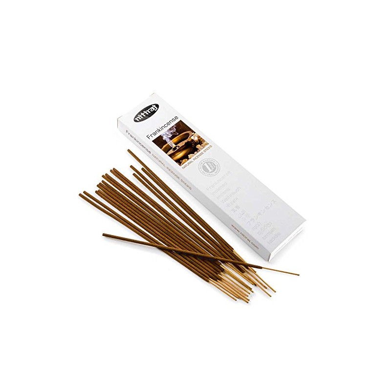 Nitiraj Platinum Natural Incense Sticks Slow Burning 1hr. 2Pack Frankincense