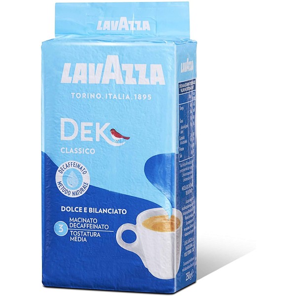 Lavazza Caffe Decaffeinato Ground Coffee 250G