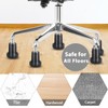 uvce High Profile Bell Glides Replacement for Office Chair Without