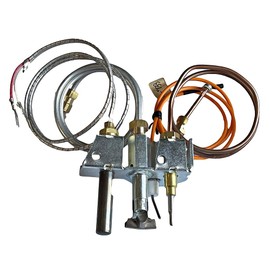 Pellethead 25661 | 4021-733 HHT Propane LP Standing Pilot Burner Assembly for Heatilator, Heat-N-Glo Gas Fireplaces