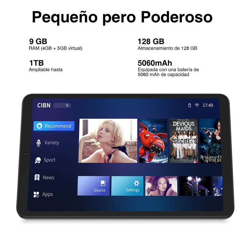DOOGEE T20 Mini Tablet,8 Inch Android 13 Tablets Octa Core