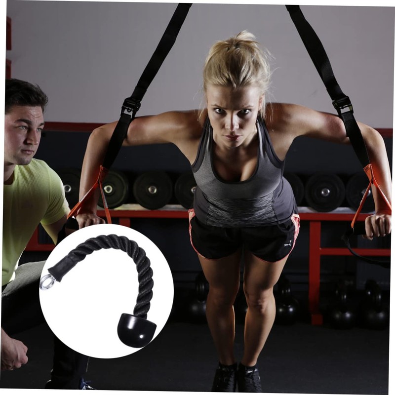 Kisangel Unisex Nylon Fitness Pull Rope Exercise Drawstring for Triceps