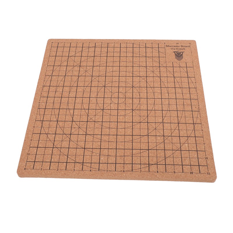 Macrame Board 11.8x11.8inch Reusable Grids Double Sided Macrame Braiding Board