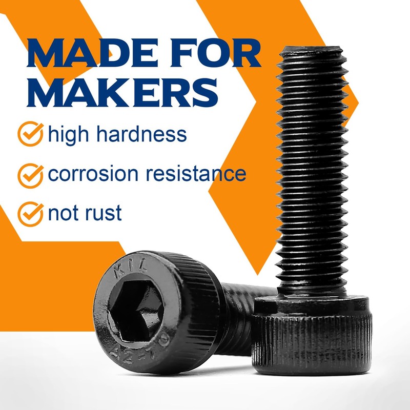 Pack of 15 M8 x 25 mm Cylinder Screws with