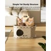 DownyPaws Cat House for Indoor Cats, Cat Bed Cave for