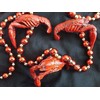 Realistic Crawfish Lobster Mardi Gras Bead Beads Necklace Cajun Creole