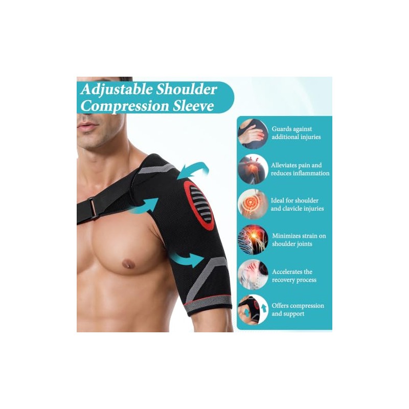 Rotator Cuff Shoulder Support Brace,Adjustable Shoulder Brace