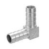 uxcell (3/4") 19mm Hose Barb 90 Degree Pipe Fitting, 304