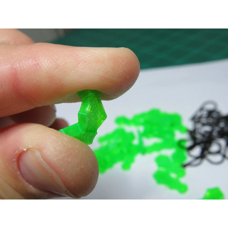 TimelessRC&collectibles RC body clips and pulls , Flexi pulls,neon green