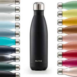 Blumtal® Charles Stainless Steel Drinking Bottle, Thermos Flask, 1000 ml, BPA-Free Thermal Drinking Bottle, Cold and Warm, Leak-Proof Metal Drinking Bottle, Stainless Steel, Thermal Flask – 1000 ml,