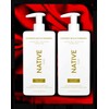 Native 2pk NATIVE Coconut Milk & Turmeric Curl Care Shampoo