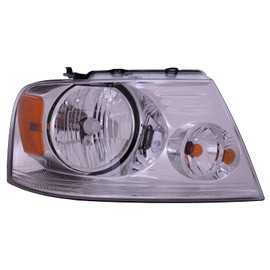 HEADLIGHTSDEPOT Chrome Housing Right Passenger Headlight Compatible with Tiffin Zephyr 2008-2011