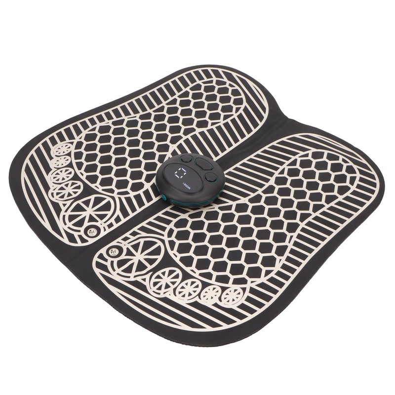 Electric Foot Massage Pad Heating Micro Current Folding Portable USB