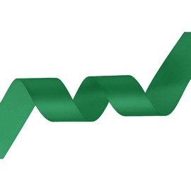 Trimming Shop 6mm x 25 Metres Double Sided Satin Polyester Ribbon Rolls for Fabric, DIY Art & Crafts, Hair Bows, Wrapping, Wedding & Home Decorations, Sewing Project, Bottle Green