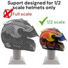 Formula 1 Helmet Display Stand, Free Standing, 1/2 Scale (Marble)