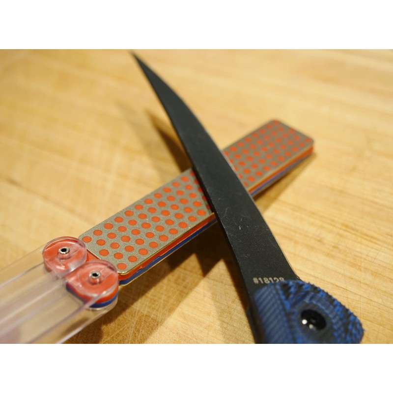 DMT FWFC DuoSharp Double-Sided Diamond Sharpening Stone for Knives and