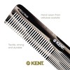 Kent 16TG Hair Dressing Table Comb Double Tooth, Graphite Fine/Wide