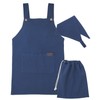 ON NISHIKI Kids Apron for Kids, 3-Piece Set (Apron, Triangular
