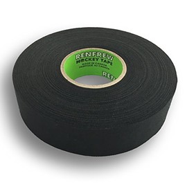 Renfrew, Cloth Hockey Tape, 1" (Straight Edge Black, 30yd)
