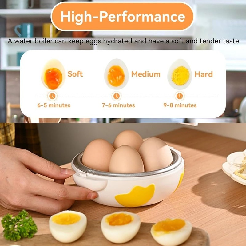 Microwave Egg Boiler Duck Shape 4 Egg Capacity Microwave Egg