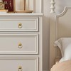 RZDEAL 8 Pack Solid Brass Cabinet Pulls Ring Drawer Pulls,