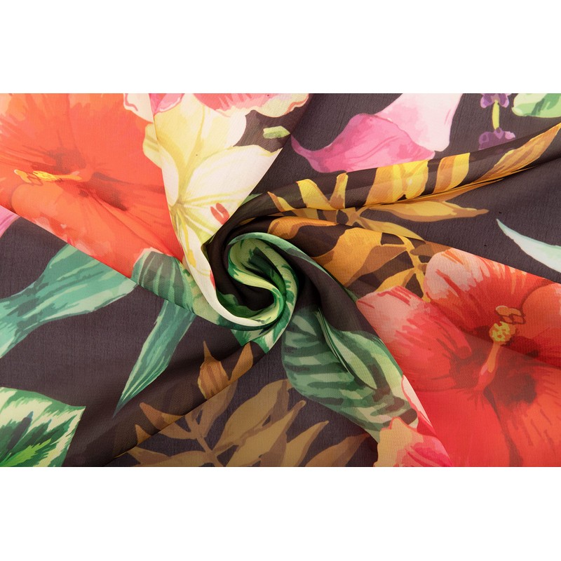 Ayliss Womens Swimwear Chiffon Printed Cover up Beach Sarong Pareo