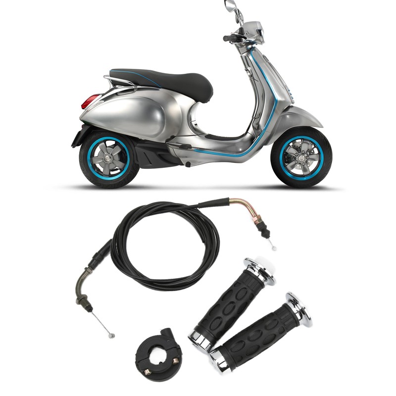 7/8in Twist Throttle Grips with Cable Housing Holder for GY6
