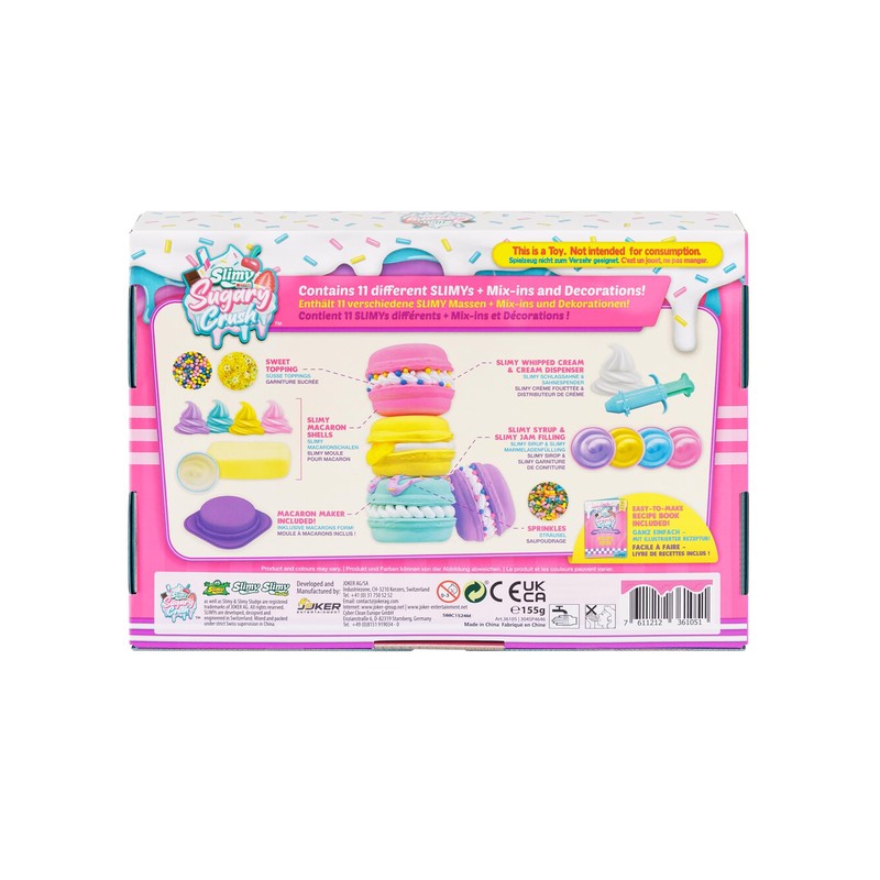 Slimy Sugary Crush Macaroonies, Slime and Clay Creative Set, Baking