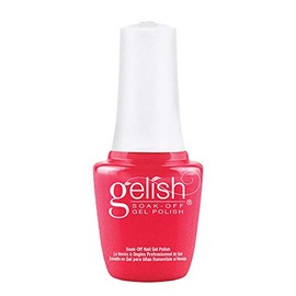 Gelish MINI Hip Hot Coral Soak-Off Gel Polish, Coral Gel Nail Polish, Coral Nail Colors, Bright Gel Nail Polish, 0.3 oz.