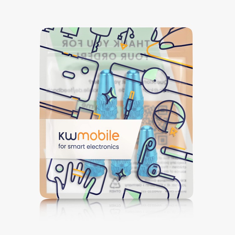 kwmobile 5 x Bicycle Valve Caps Cover – Bicycle Valve