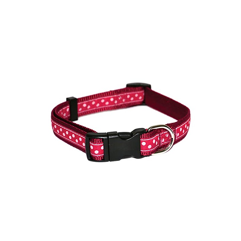 RED/SPOTTY COLLAR 14-20IN