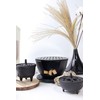 BEYLAB Big Incense Burner, Cast Iron Bowl and Lid for