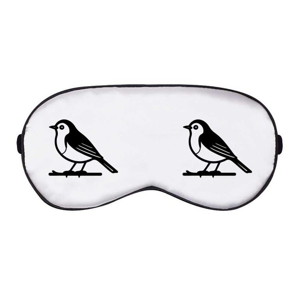 Azeeda 'Robin on a Branch' Sleep/Travel Eye Mask (EY00032176)