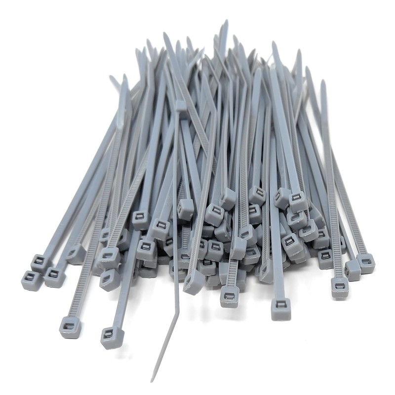 Nylon Cable Ties, 100mm x 2.5mm, Pack of 100, Plastic
