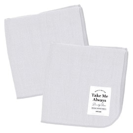 B-PLAID Gauze Handkerchief, TakeMe Triple Gauze Handkerchief, Set of 2, 5 Pieces, Made in Japan, 12 Colors to Choose from, Approx. 9.4 x 9.4 inches (24 x 24 cm), Quick Drying, Instant Absorption, 100%
