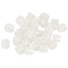 TA-VIGOR 30Pcs Furniture Plastic Pre-inserted Nuts, M6 x 10.5mm Plastic
