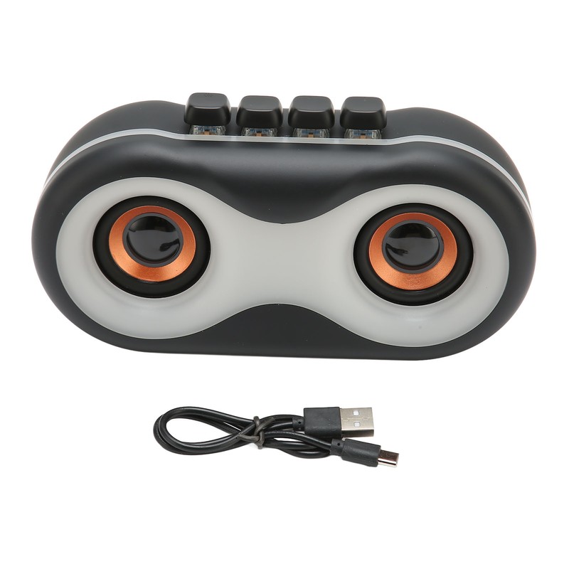 Bluetooth Speaker Portable Mini RGB Color Lights Dual Speakers Wireless