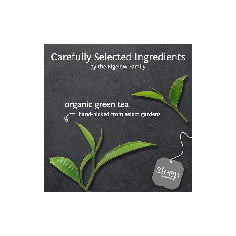 Bigelow Organic Pure Green Tea - 120 Tea Bags Total