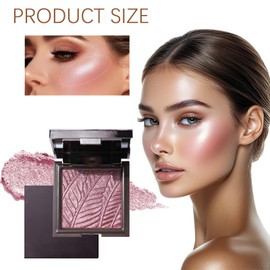 1 x Silver Highlighter Powder, Shimmering Concealer and Contour Powder, Long-Lasting Diamond Glow for Cheeks, Eyes and Nose, Perfect for Shiny Looks (01#)