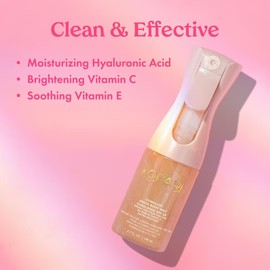 Kopari Sunglaze Sheer Body Mist Sunscreen SPF 42, Infused with Vitamin C & Hyaluronic Acid, Hydrate & Brighten, Lightweight Fast-Absorbing, 4.7 oz