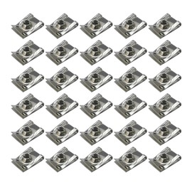 MOMOIRO SAMURAI Clip Nut M4 U Clip Stainless Steel Set of 30