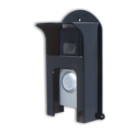 Plastic Video Doorbell Rain Cover, Weather Protection, Anti-Glare Protection, Suitable for Ring Doorbells and Code Lock Front Door (B)
