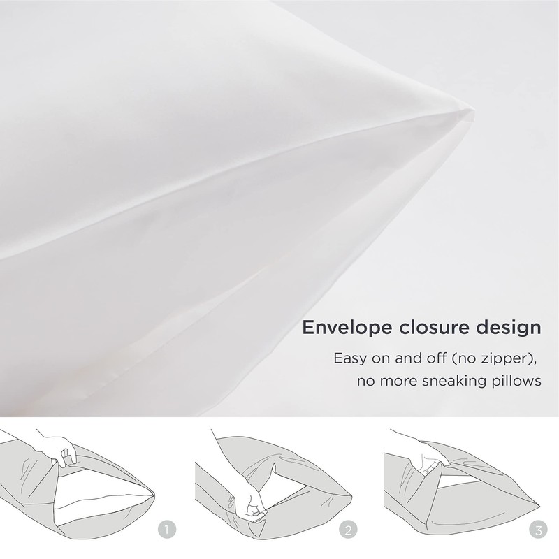 Bedsure Satin Pillowcase for Hair and Skin - Similar to